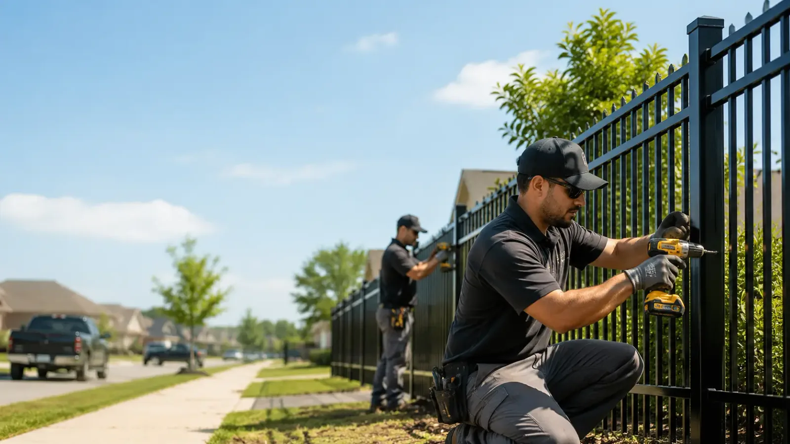 Metal Fence Installation in Buzzards Bay, MA